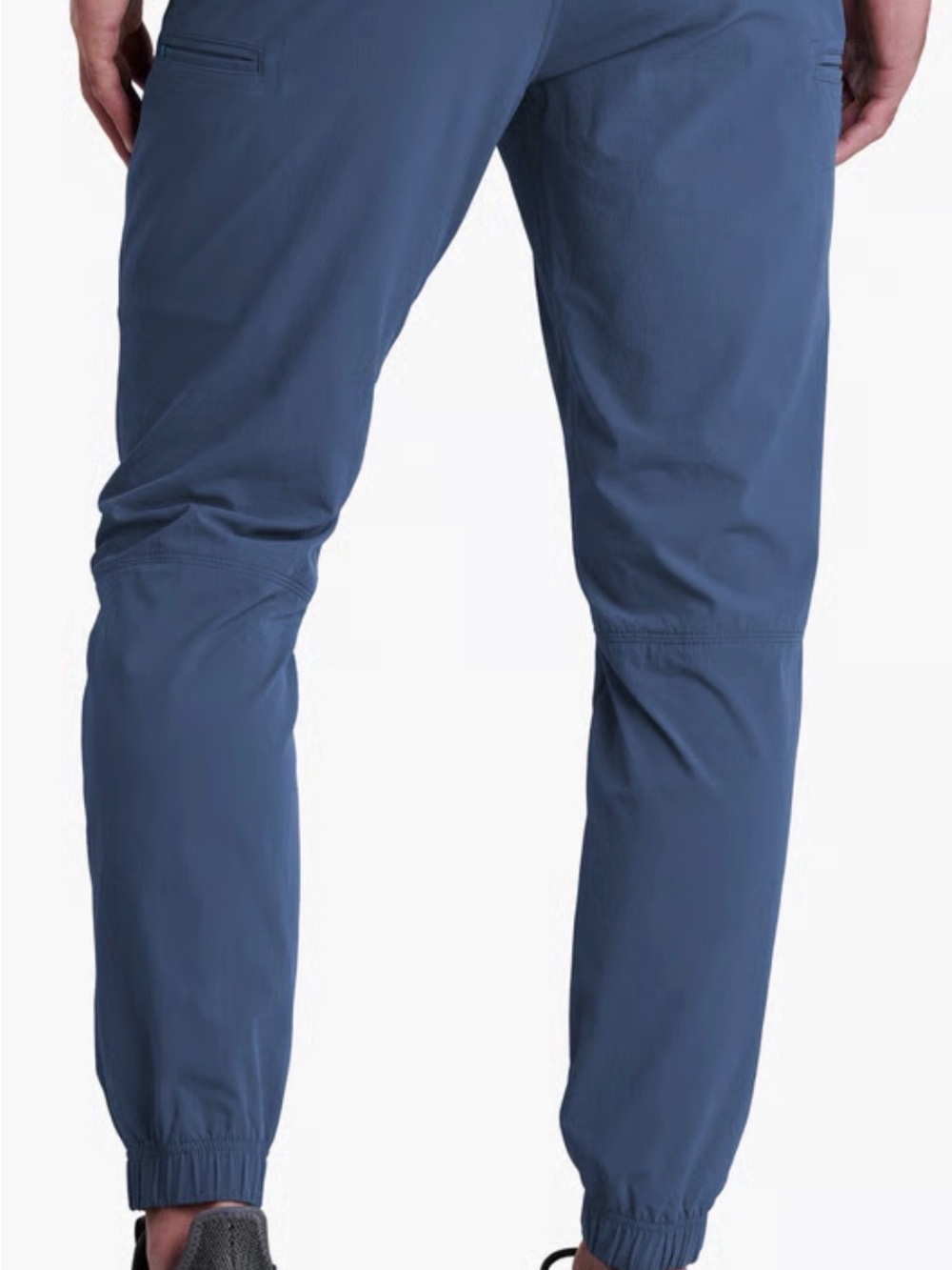 KUHL Mens Small Long Blue Suppressor Jogger Pants Ankle Cuff Hiking 30x30 30L